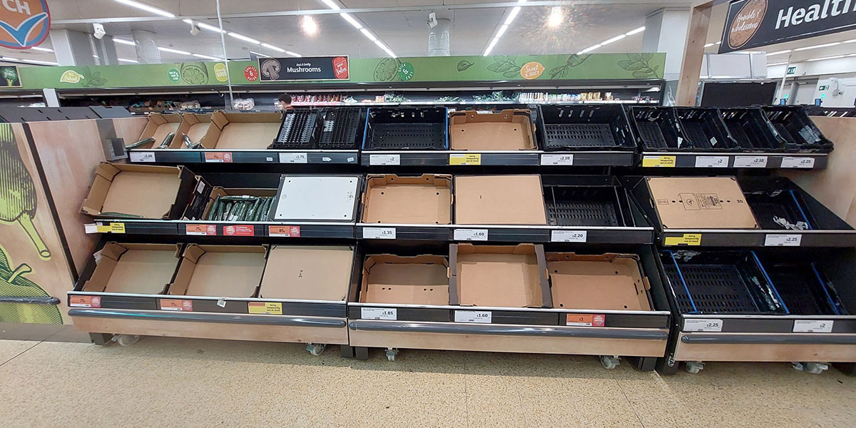 Pomodori, Regno Unito in rottura di stock